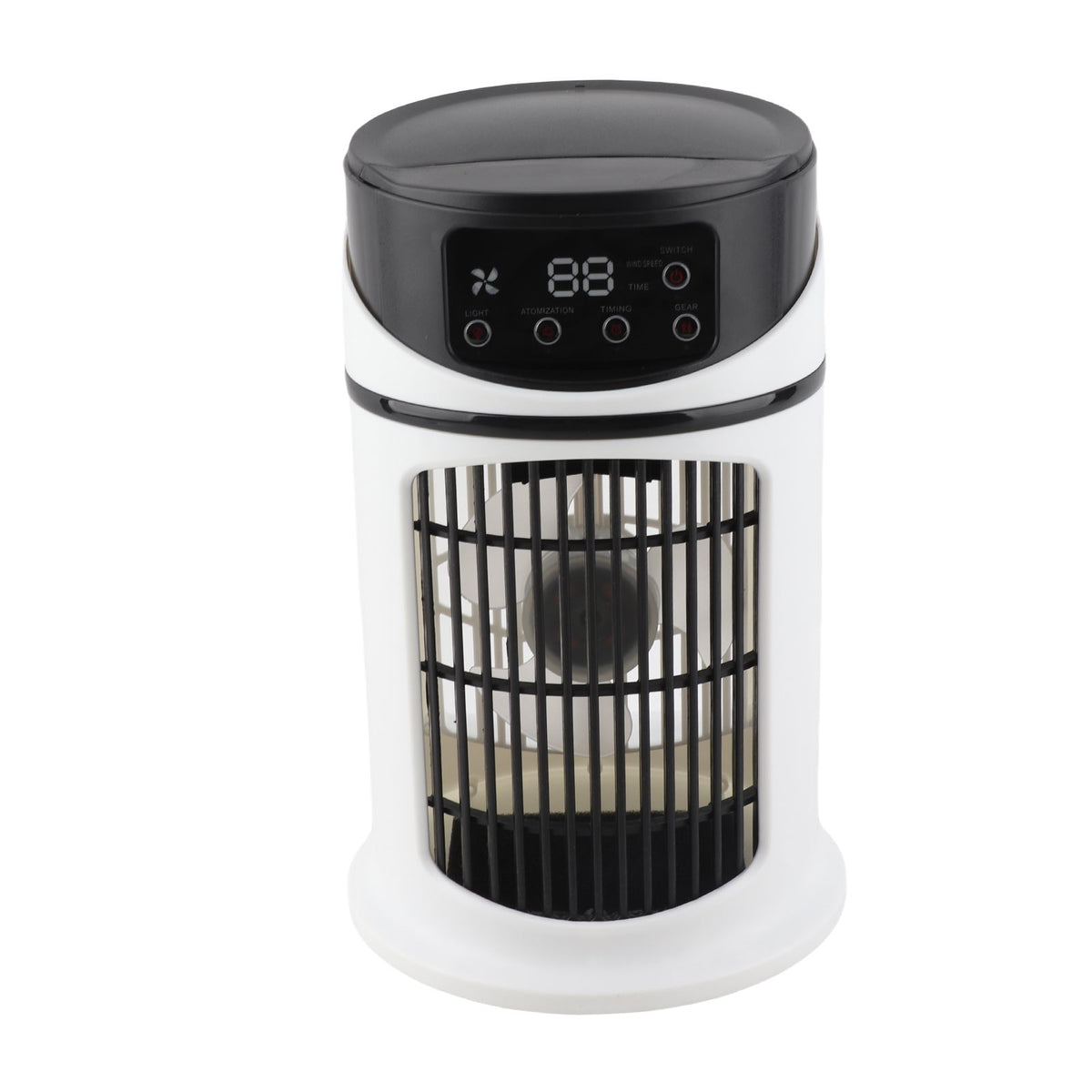 Portable Air Conditioner Fan Evaporative Mini Air Cooler with Timer Quiet USB Desktop Cooling Fan Humidification for Room Bedroom Office Desk