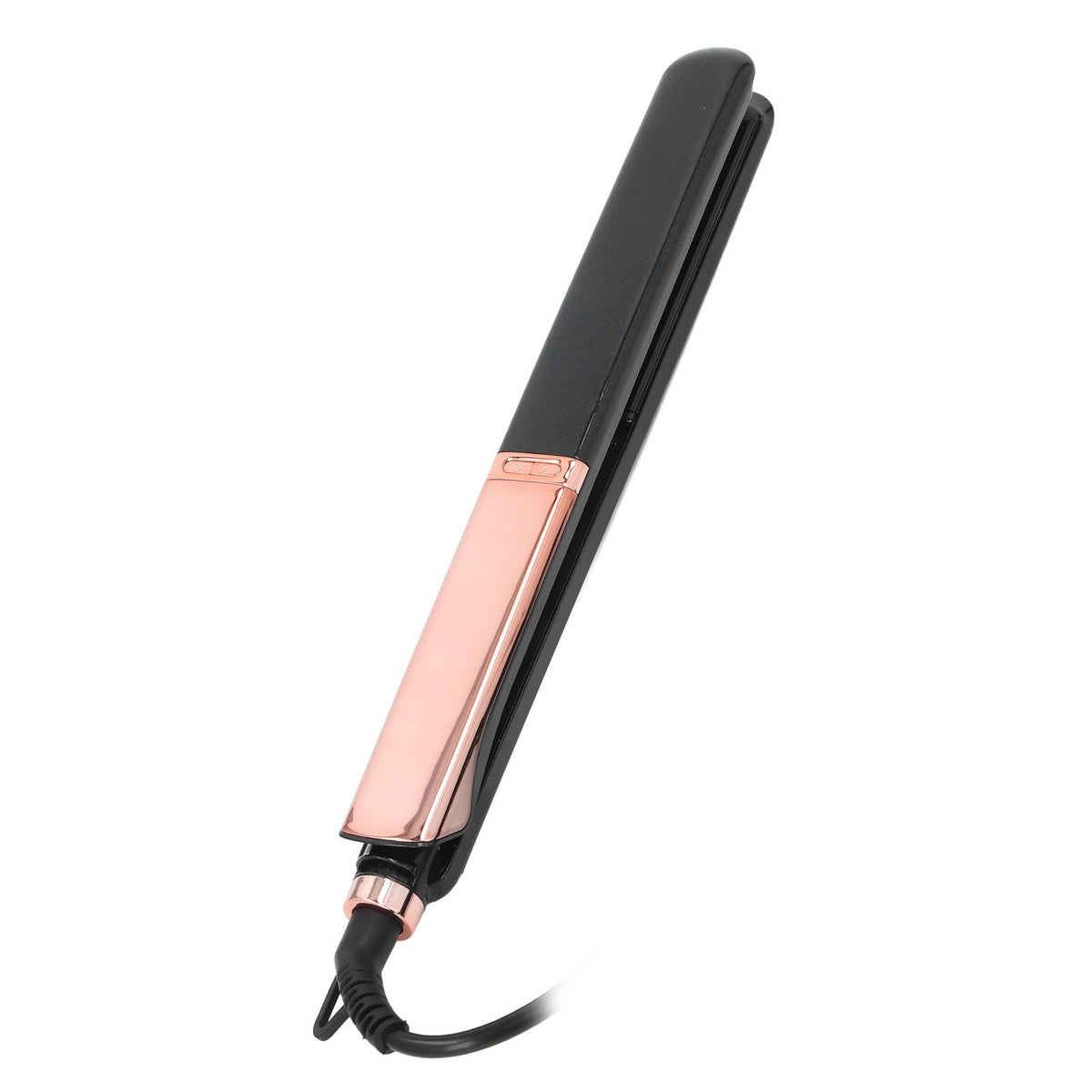 Flat Iron Hair Straightener Fast Heating Ultra Thin 60W LED Display Auto Off Portable Ion Hair Straightening Tool Black US Plug