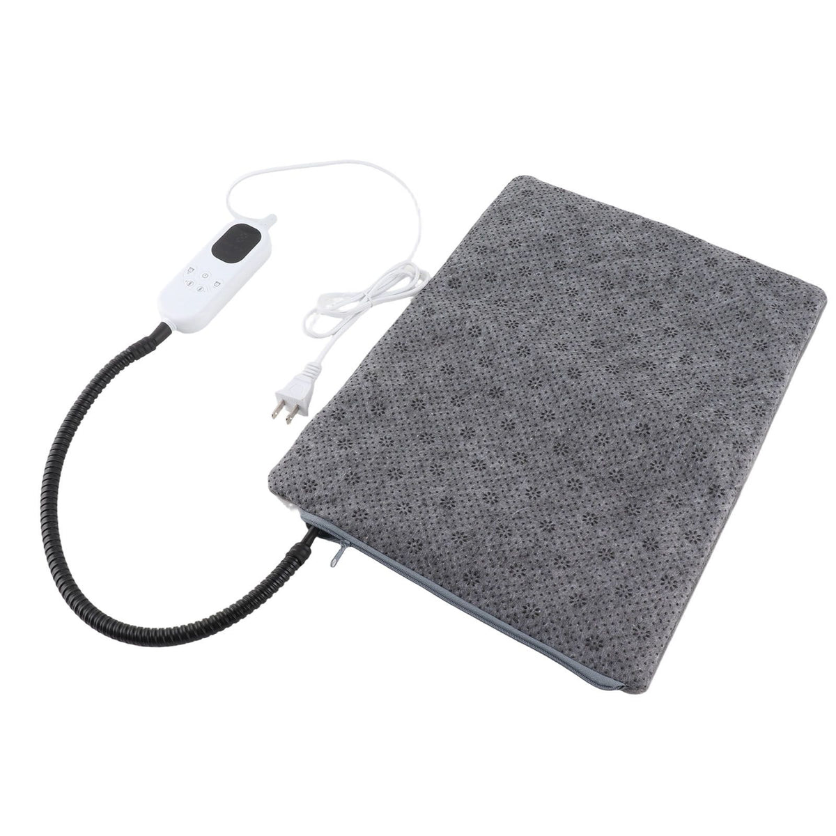 Pet Heating Pad Short Plush 9 Levels Adjustable Bite Proof Scratch Proof Heated Cat Dog Bed with Timer for Home