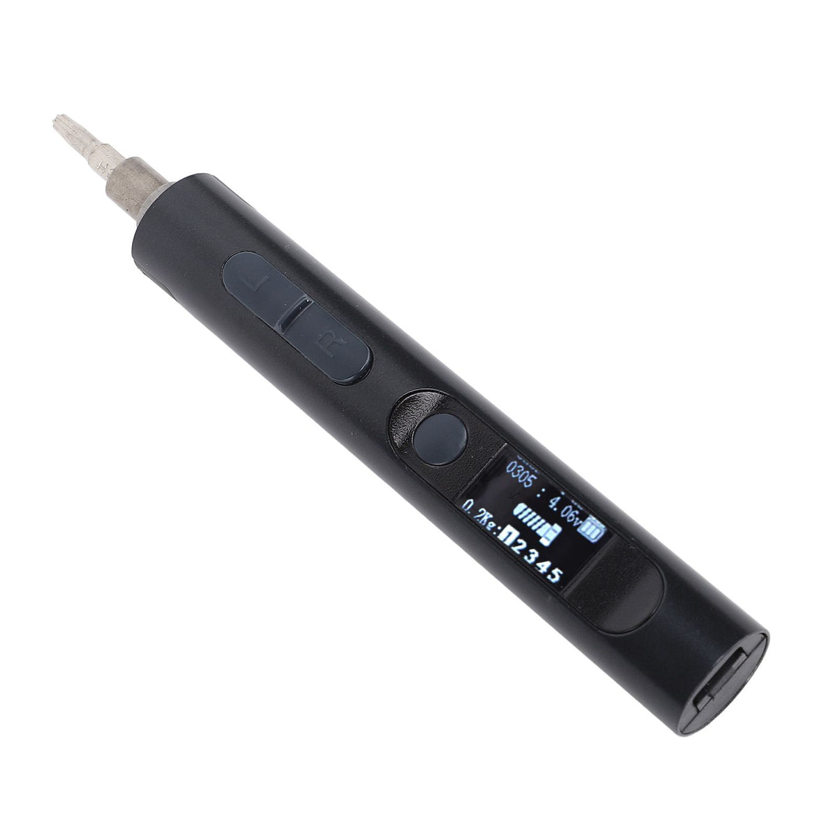 Mini Electric Screwdriver High Accuracy Torsion Power Screwdriver Repair Tool for Phone Repairing Black