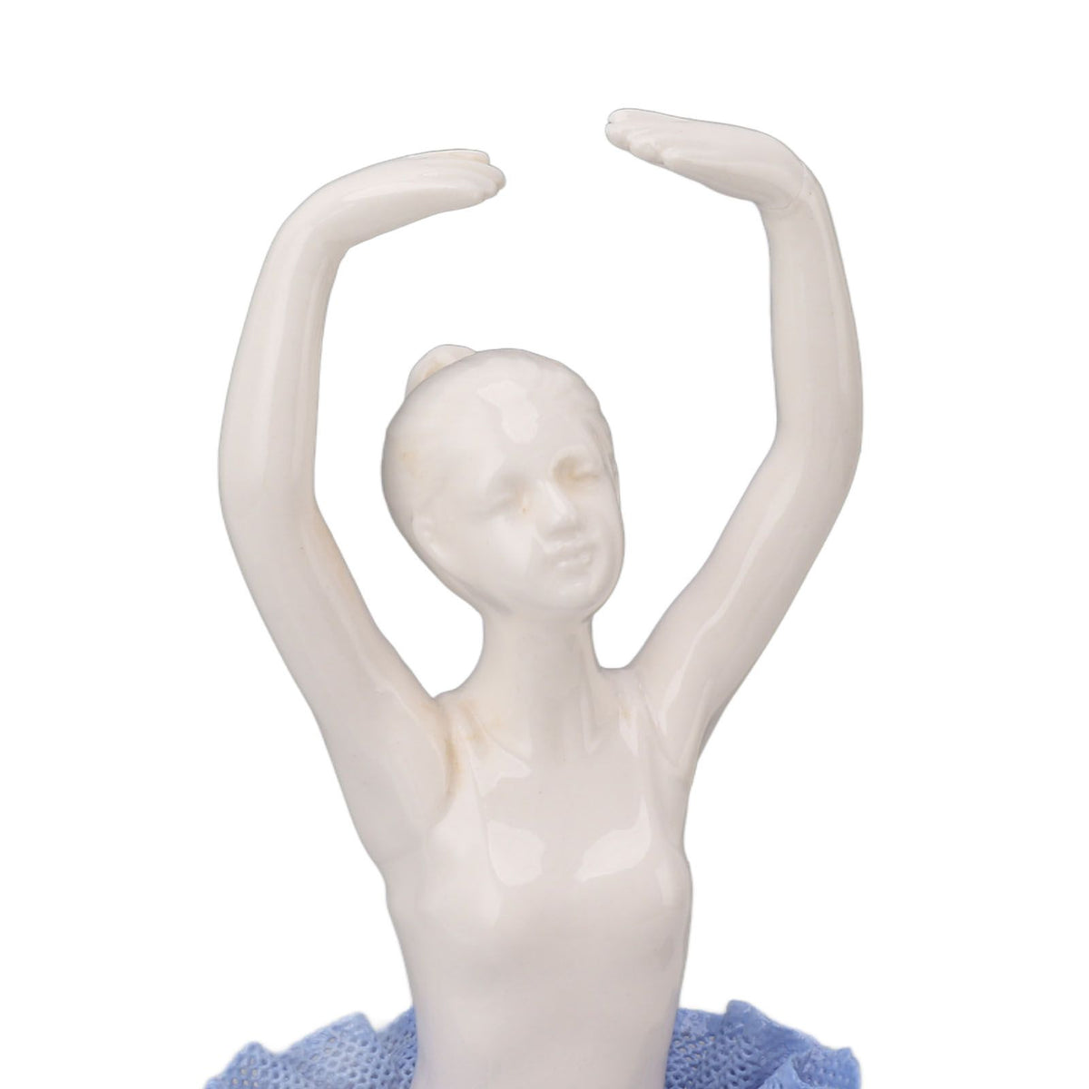 Ballerina Girl Figurine Ballet Dancer Statue Ceramic Sculpture Desk Ornament for Home Bookshelf Dinning Table Decoration