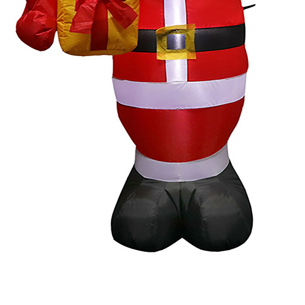 4.92ft Christmas Inflatable Santa Outdoor Decoration Blow Up Yard Standing Santa with Built in LED for Holiday Party Xmas Yard Garden Lawn Decor