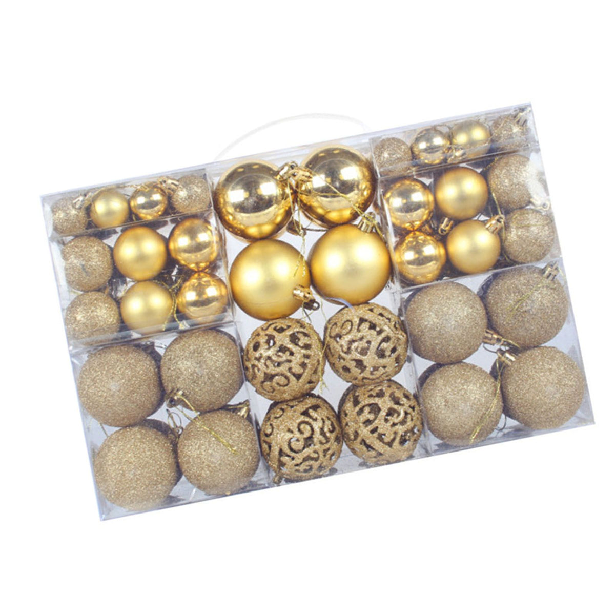 Xmas Tree Balls Plastic Various Styles Xmas Tree Ball Ornaments for Party Decoration
