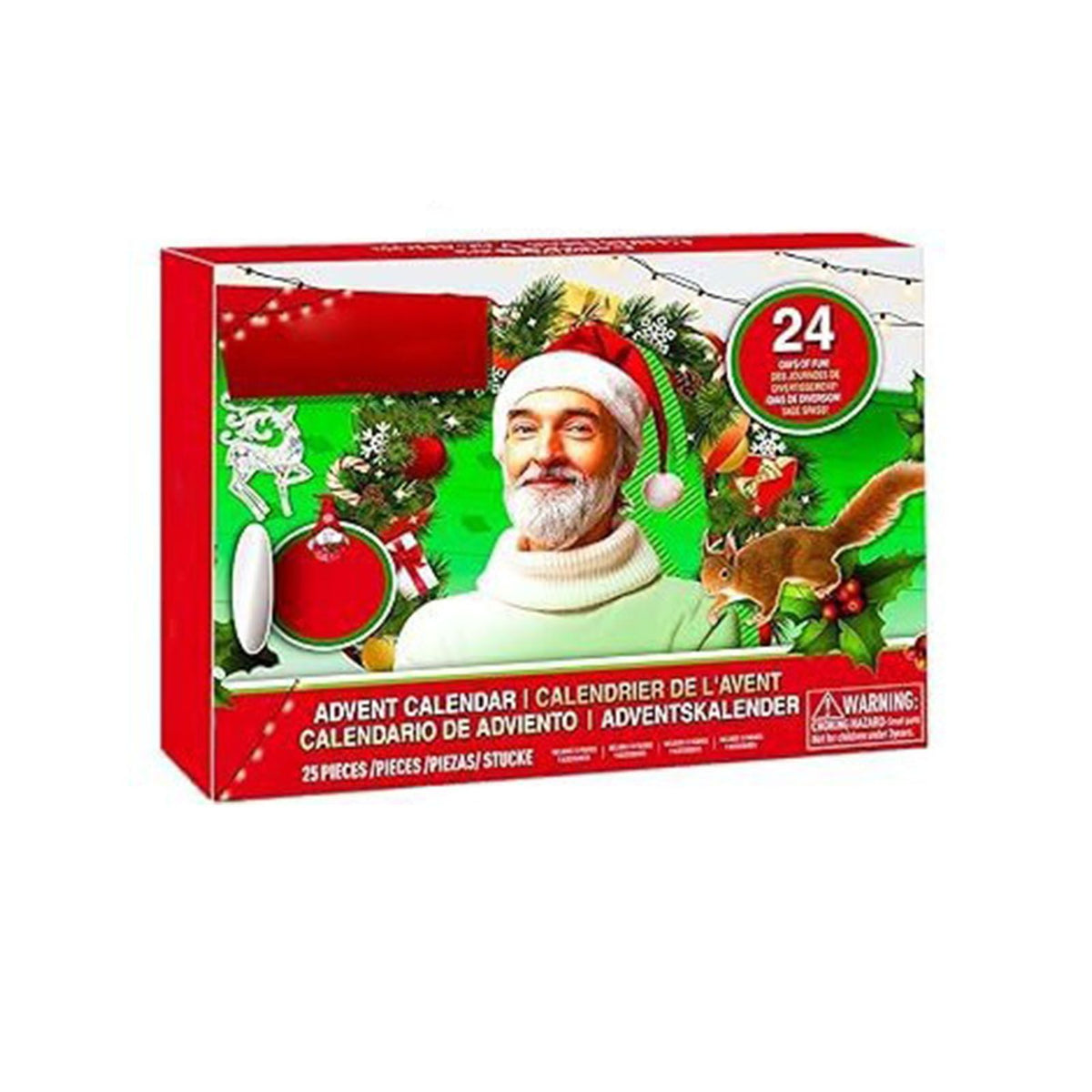 Xmas Advent Calendar Acrylic Xmas Blind Box Countdown Calendar for Holiday and Festival