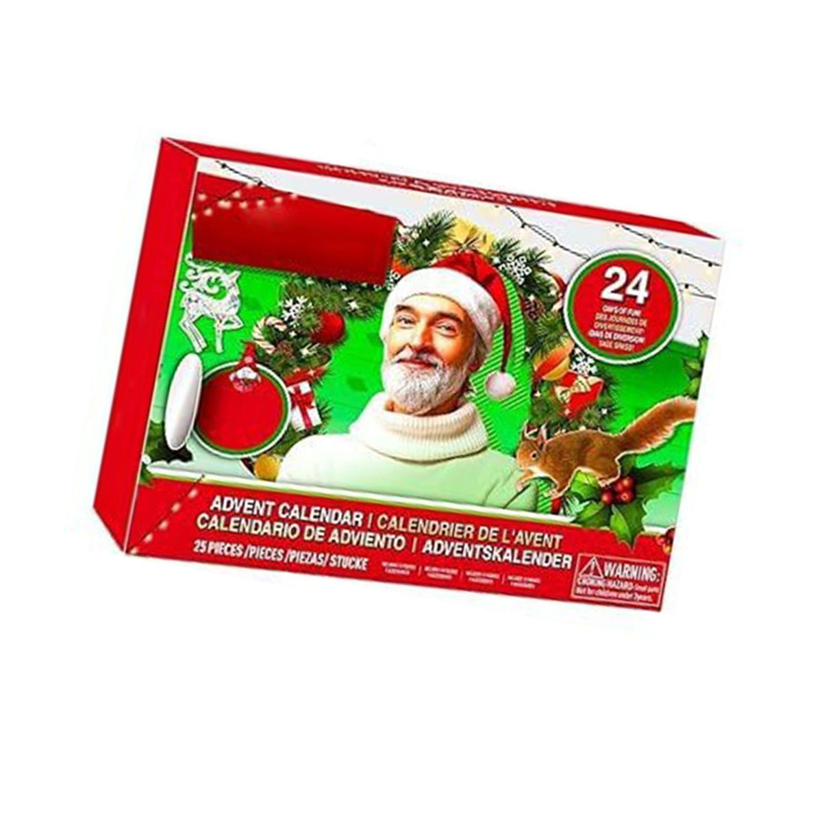 Xmas Advent Calendar Acrylic Xmas Blind Box Countdown Calendar for Holiday and Festival