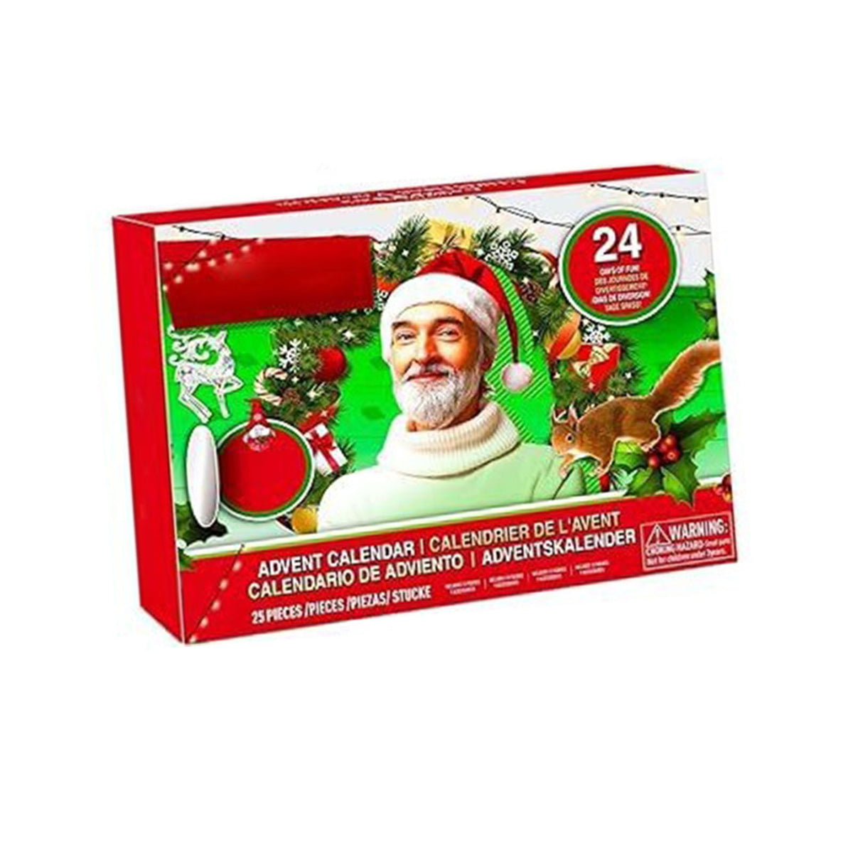 Xmas Advent Calendar Acrylic Xmas Blind Box Countdown Calendar for Holiday and Festival