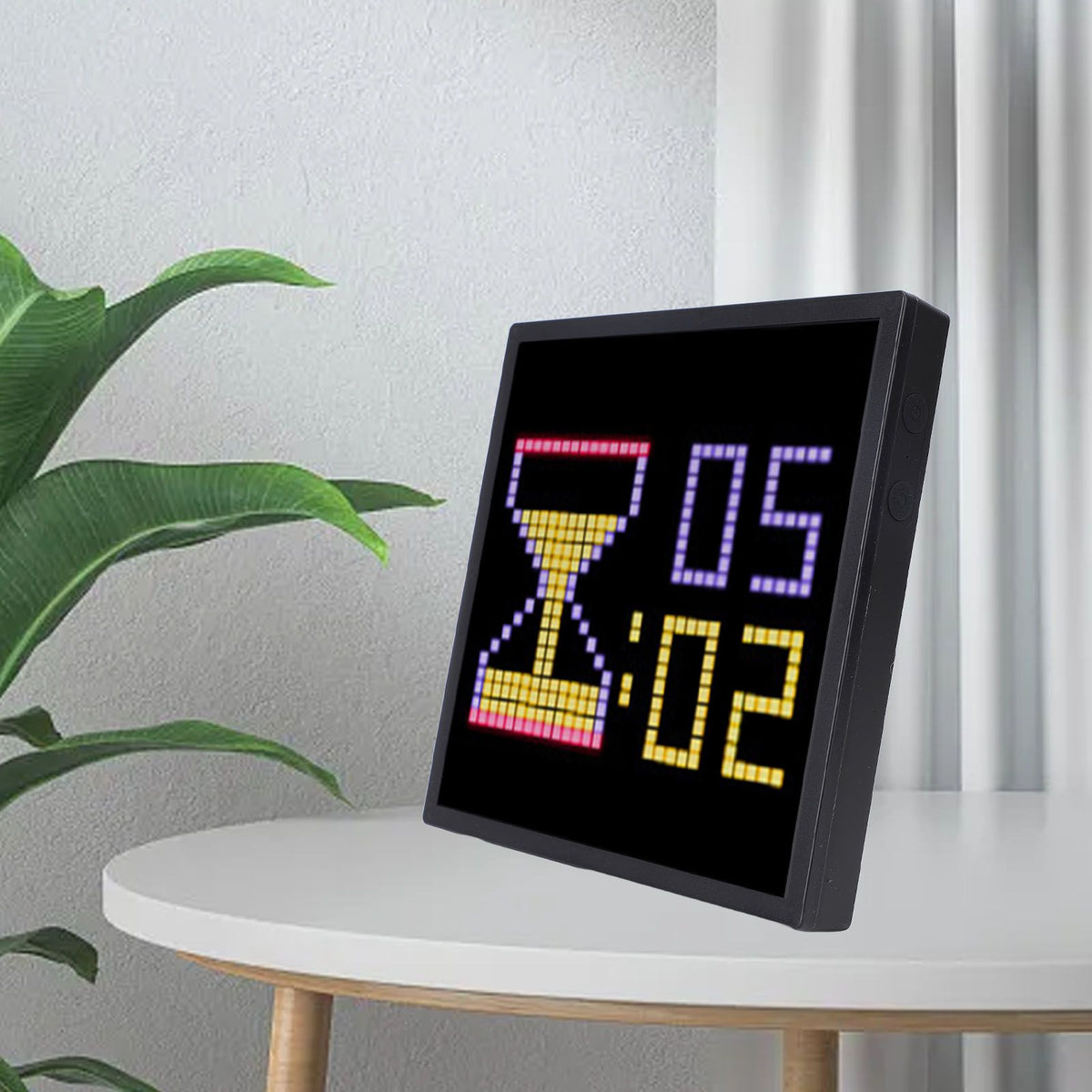32x32 LED Pixel Art Display Screen Pixel Cloud Digital Picture Frame Pixel Art Digital Picture Frame with APP Control for Gaming Room Desk Wall Decor
