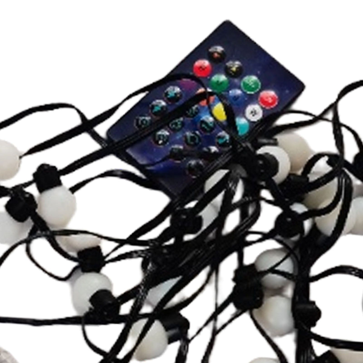 32.8ft String Lights 50 Beads IP65 Water Proof APP Remote Control Music Sync RGB Patio Lights for Xmas Outdoor Decoration