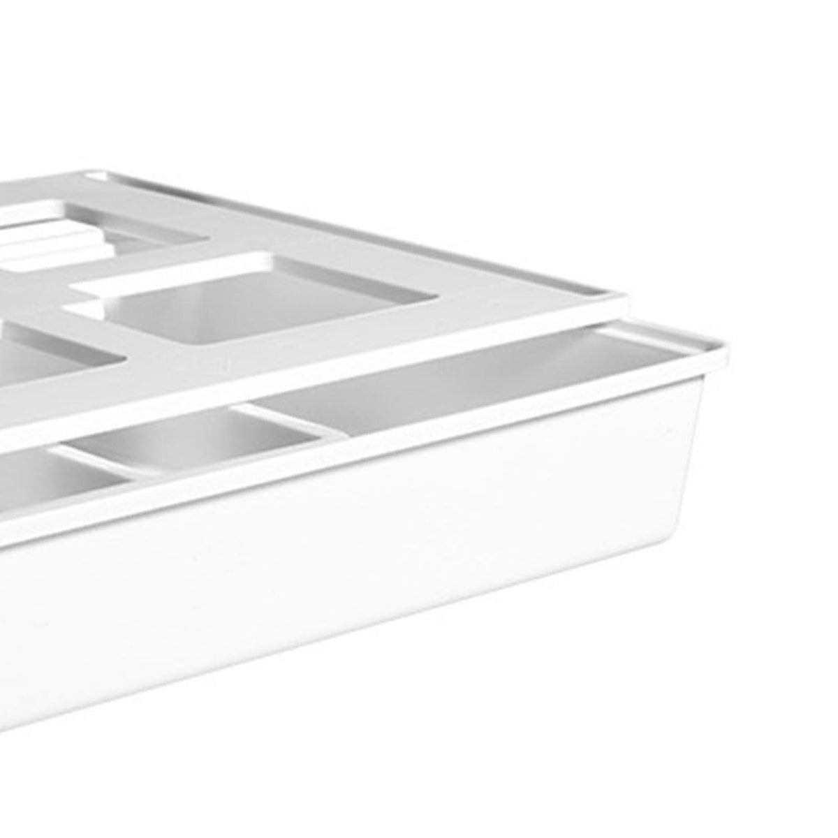 Under Desk Drawer Stylish Minimalism Style Multi Compartments Under Desk Storage Box for Cutlery Office Supplies Stationery and Cosmetic