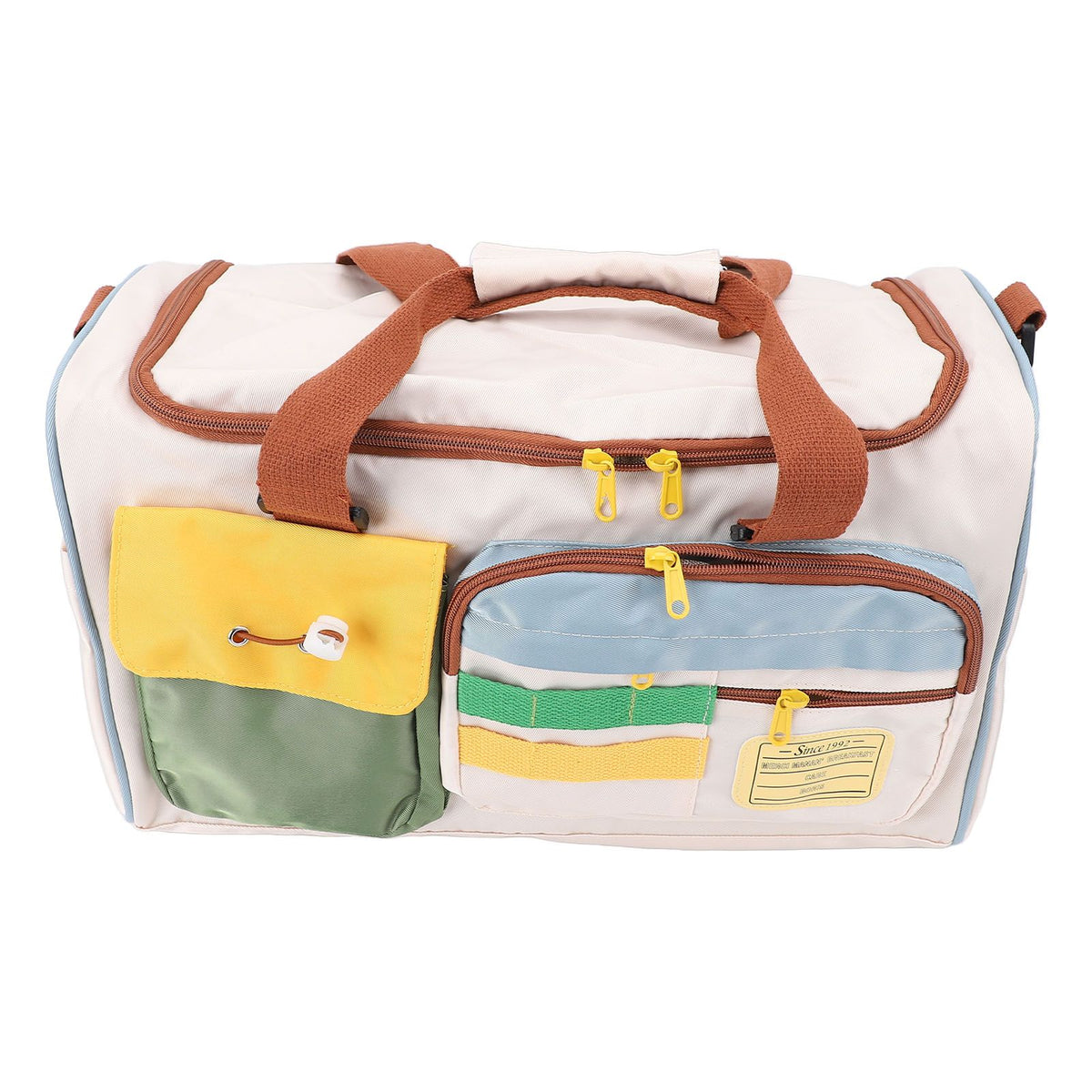 Travel Bag Large Capacity Adjustable Shoulder Strap Stylish Portable Duffle Bag for Business Trip Gym