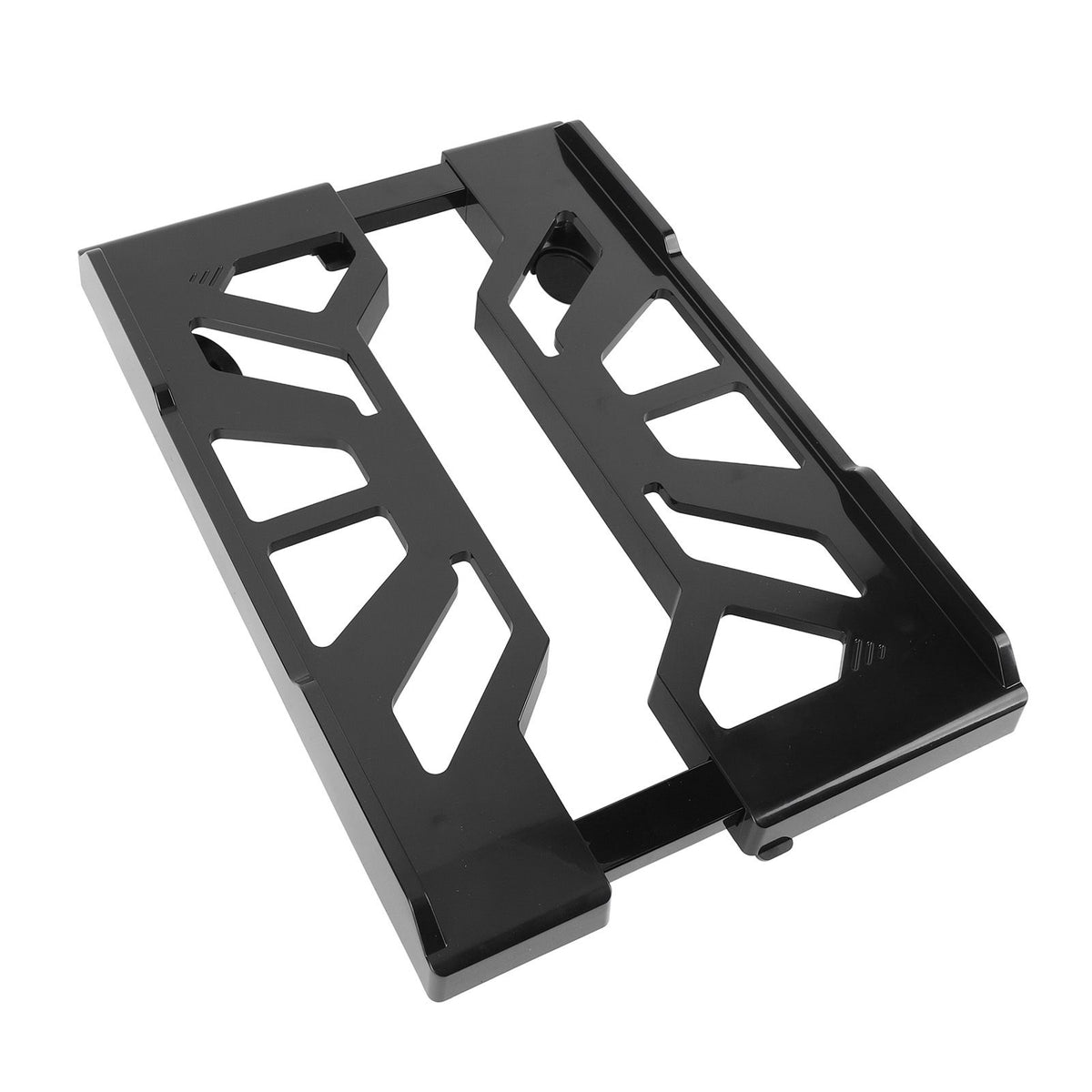 Adjustable Mobile CPU Stand Ventilated Computer Tower Stand PC Tower Stand with 4 Locking Caster Wheels Fits Most PC PC Floor Cart Riser