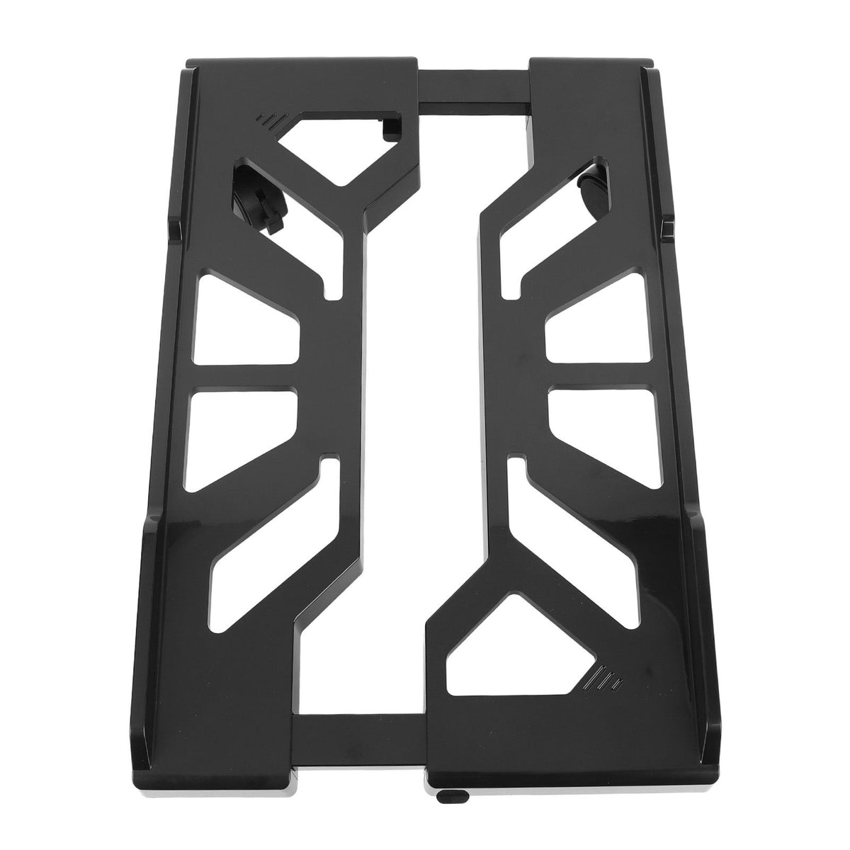 Adjustable Mobile CPU Stand Ventilated Computer Tower Stand PC Tower Stand with 4 Locking Caster Wheels Fits Most PC PC Floor Cart Riser