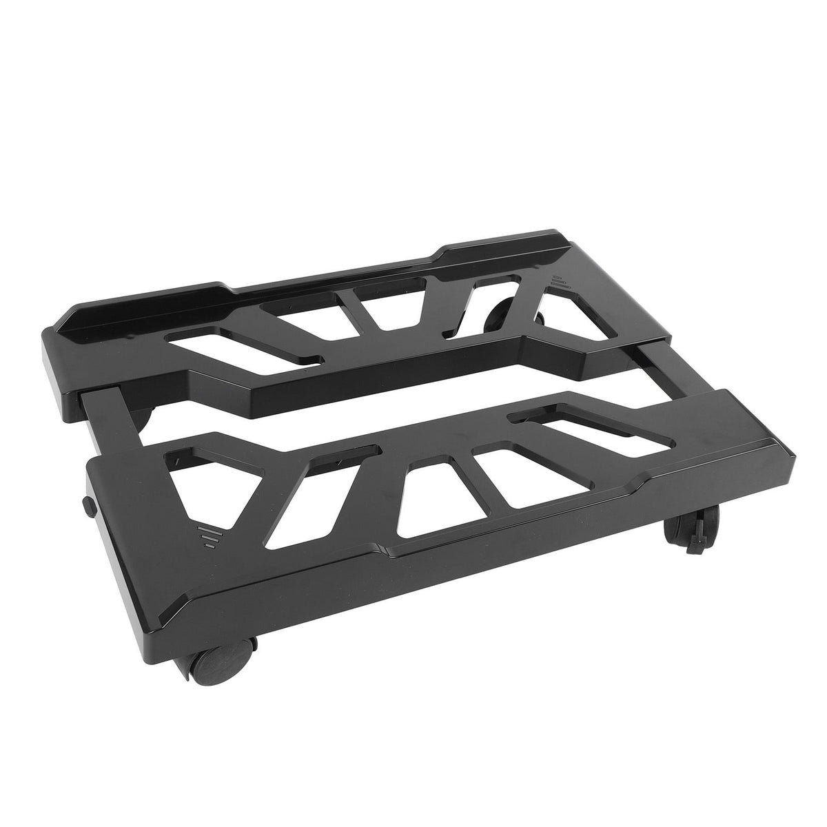Adjustable Mobile CPU Stand Ventilated Computer Tower Stand PC Tower Stand with 4 Locking Caster Wheels Fits Most PC PC Floor Cart Riser