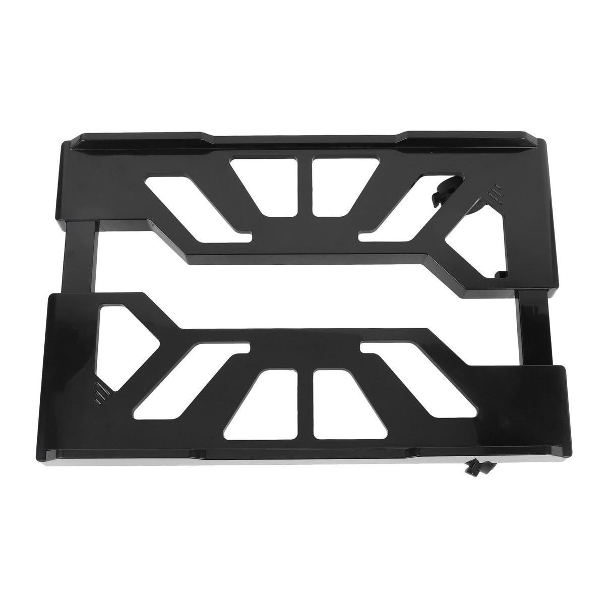 Adjustable Mobile CPU Stand Ventilated Computer Tower Stand PC Tower Stand with 4 Locking Caster Wheels Fits Most PC PC Floor Cart Riser