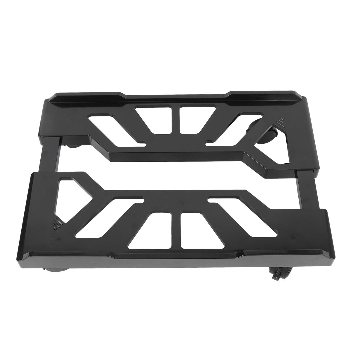 Adjustable Mobile CPU Stand Ventilated Computer Tower Stand PC Tower Stand with 4 Locking Caster Wheels Fits Most PC PC Floor Cart Riser
