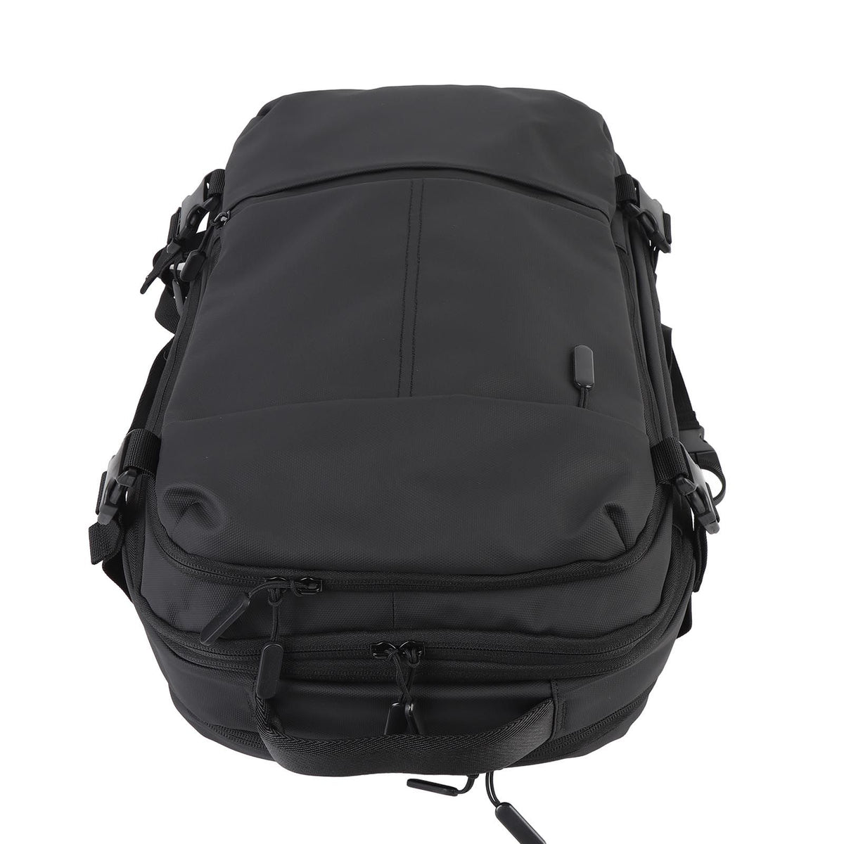 Carry On Backpack for Men 36 to 55L Expandable Rainproof Travel Backpack with USB Charging Port Anti Theft Zipper Pocket for 17.3 Inch Laptop