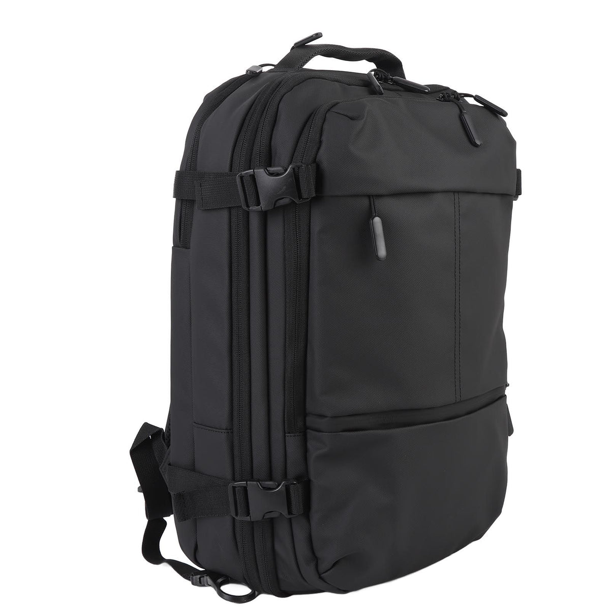 Carry On Backpack for Men 36 to 55L Expandable Rainproof Travel Backpack with USB Charging Port Anti Theft Zipper Pocket for 17.3 Inch Laptop