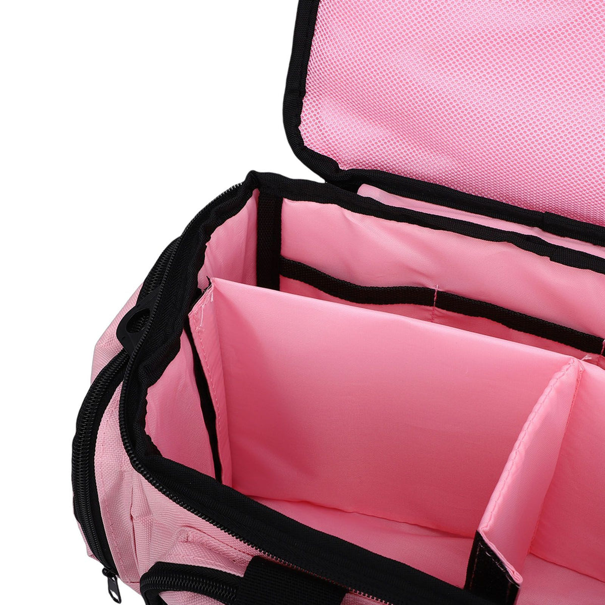 14 Inch Tool Bag for Women Tool Carrier with Anti Friction Bottom for Electrician Carpenters Repairman Pink
