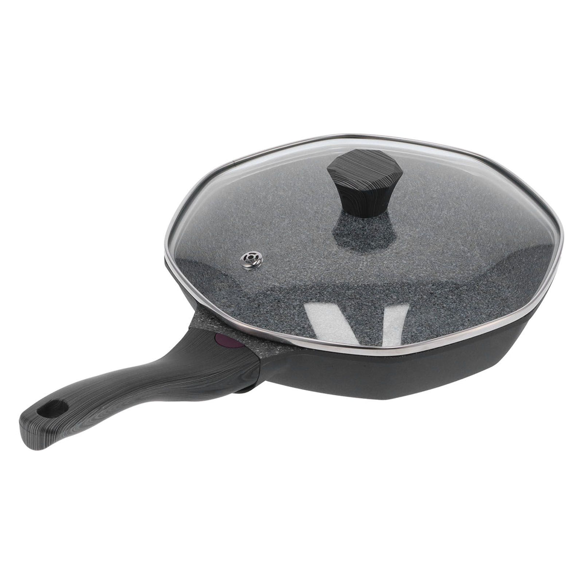 Octagonal Shape Pan NonStick Frying Pan for Induction Cooker Electric Ceramic Stove Gas Stove(Small 28cm 11.0in )