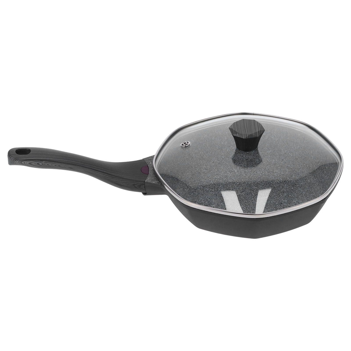 Octagonal Shape Pan NonStick Frying Pan for Induction Cooker Electric Ceramic Stove Gas Stove(Small 28cm 11.0in )