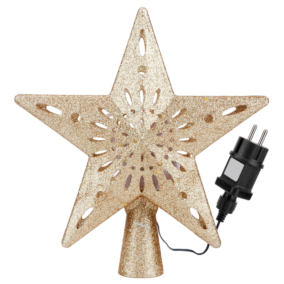 Snowflake Projector Lamp LED Rotating Christmas Tree Toppers Light Home DecorationEU Plug 220-240V