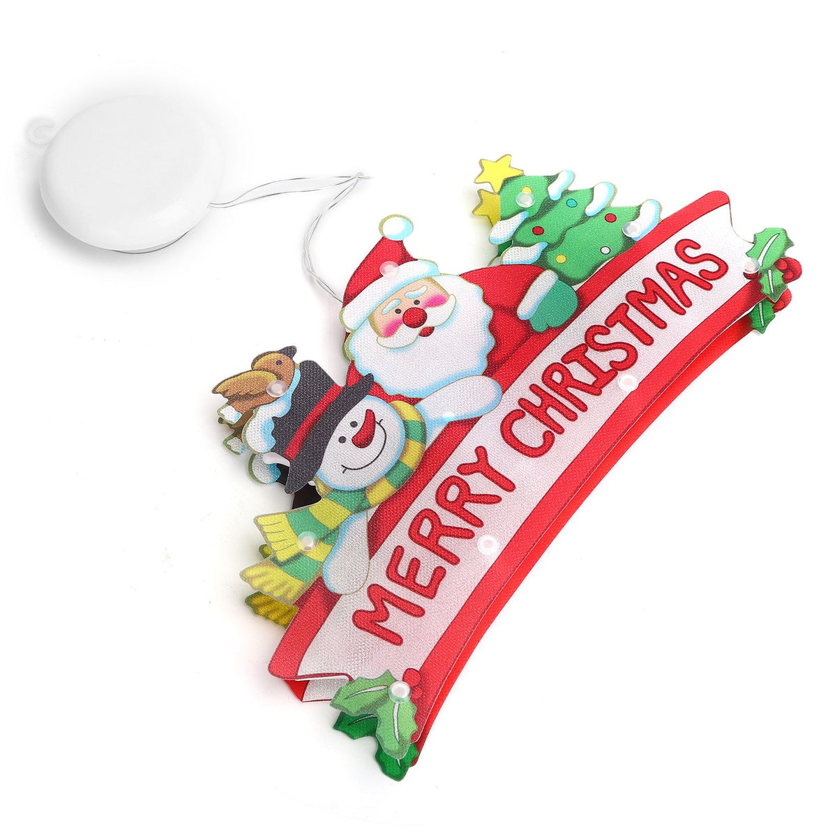 Christmas Decoration Lights LED Suction Cup Window Hanging Lights for Christmas Shop Decoration