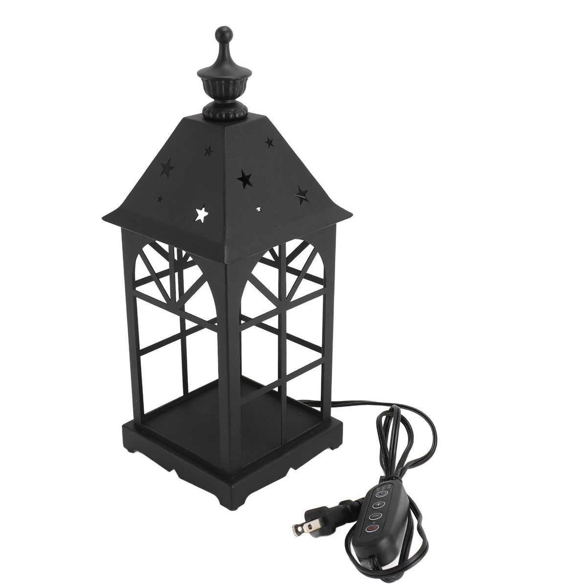 Candle Warmer Lamp Metal Iron Vintage Aromatherapy Wax Melting Lamp Electric Candle Warmer with 2 Bulbs