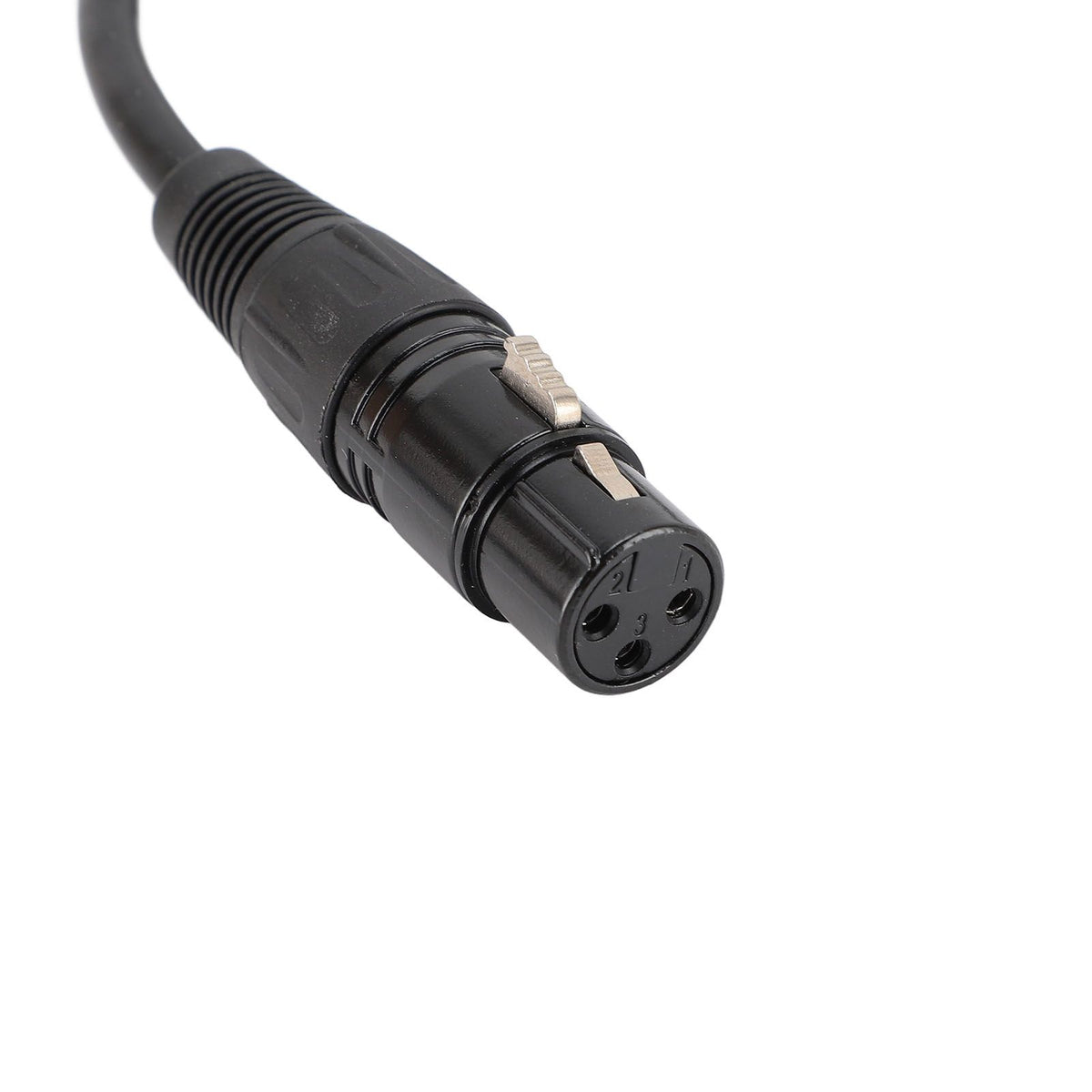10PCS Stage Signal Cable 1 Meters Length Black Color XLR Male to Female Signal Wire