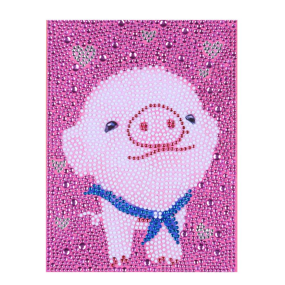 5D DIY Diamond Painting Special Shape Diamond Cute Animals Diamond Painting Kits for Kids Beginner