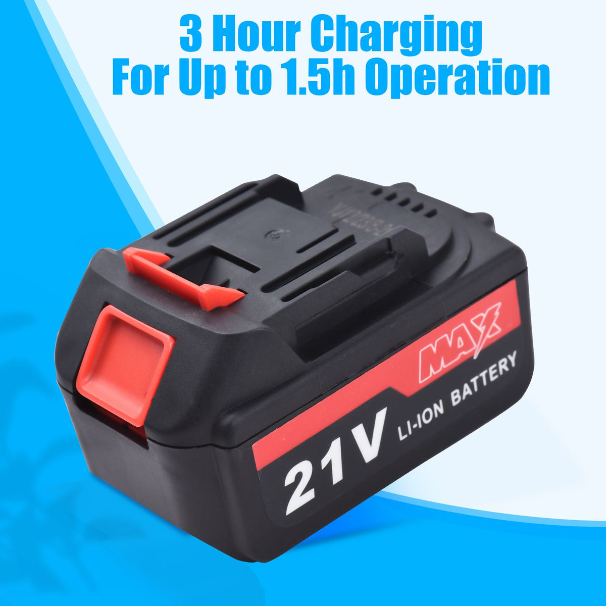 Cordless Leaf Blower 21V Battery Powered Leaf Blower for Lawn Care with Fast Charger 81.19CFM 52.1MPH Lightweight Powerful Leaf Blower for Patio Yard Sidewalk Leaf Dust Snow Blowing