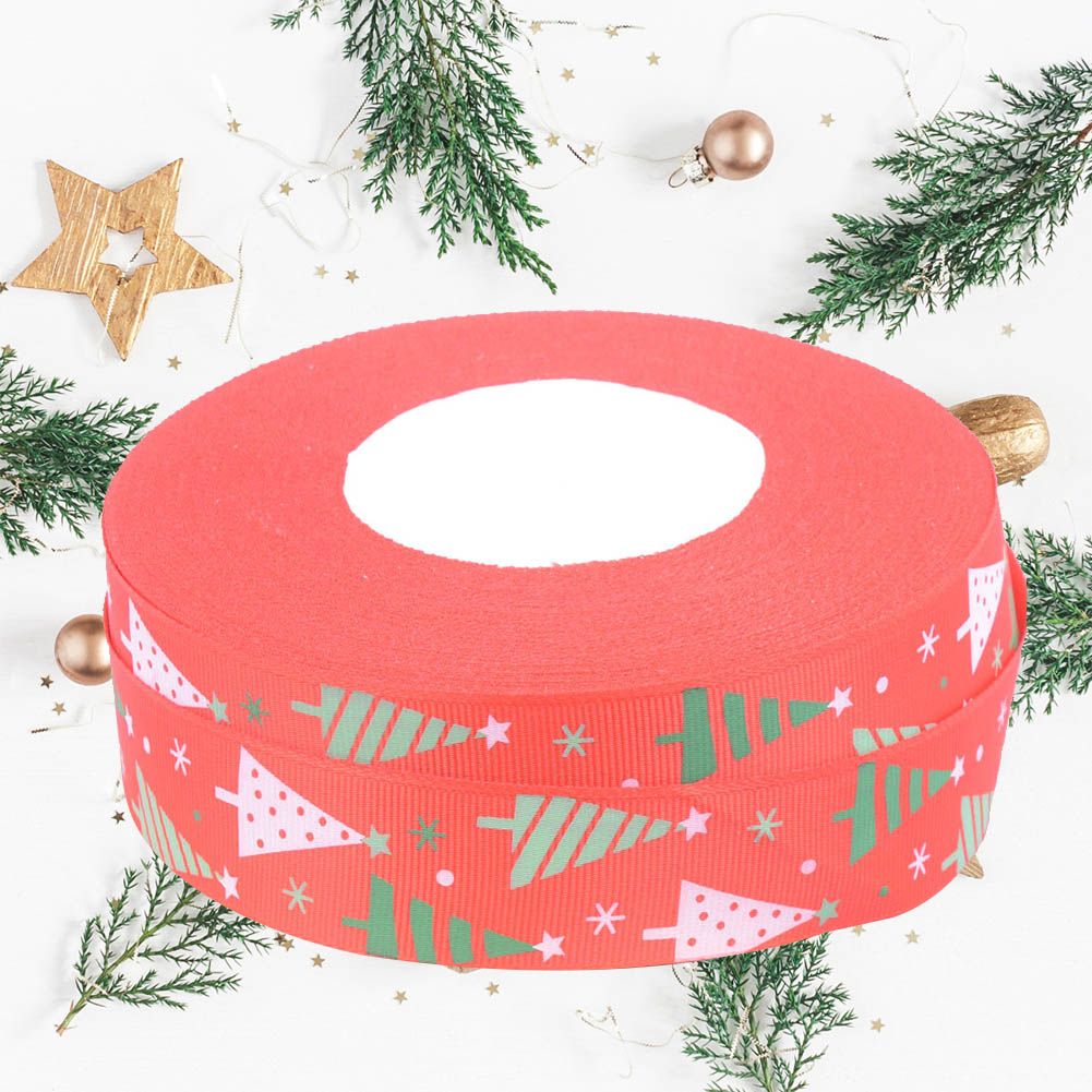5 Yard Ribbon Christmas Series DIY Gift Wrapping for Package Decoration (Chrismas Tree)