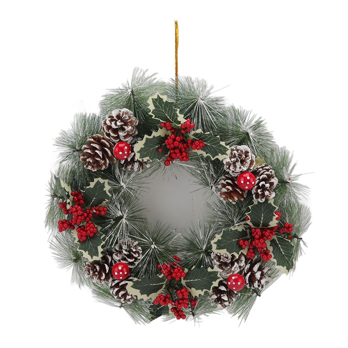 Christmas Garland Vivid Lifelike Pine Needles Christmas Decorative Garland for Front Door Home Decorations B Type Small