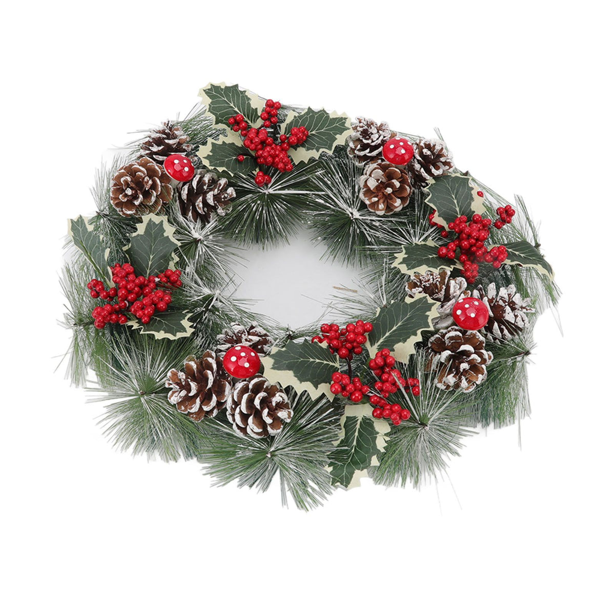 Christmas Garland Vivid Lifelike Pine Needles Christmas Decorative Garland for Front Door Home Decorations B Type Small