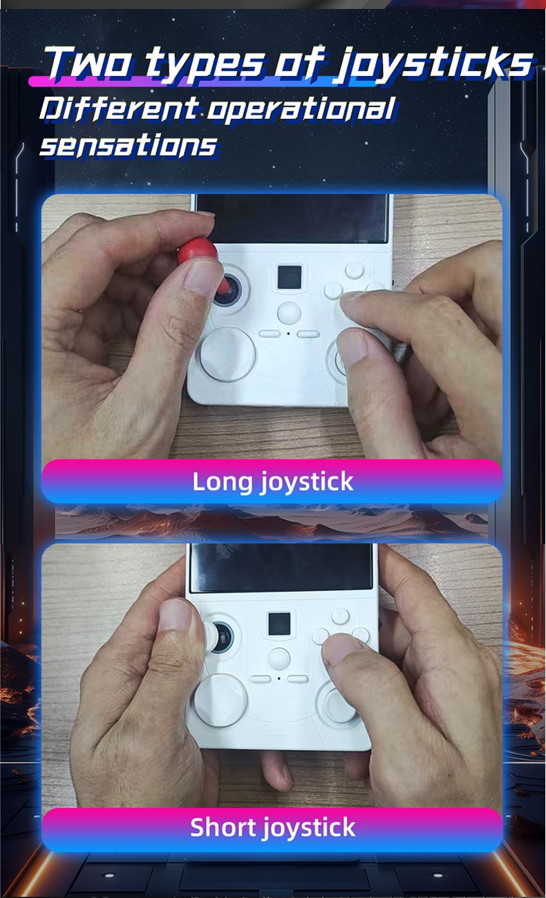 DC40V Retro Handheld Game Console, 4 Inch IPS Display, 64GB 20000+ Preloaded Retro Games,gray