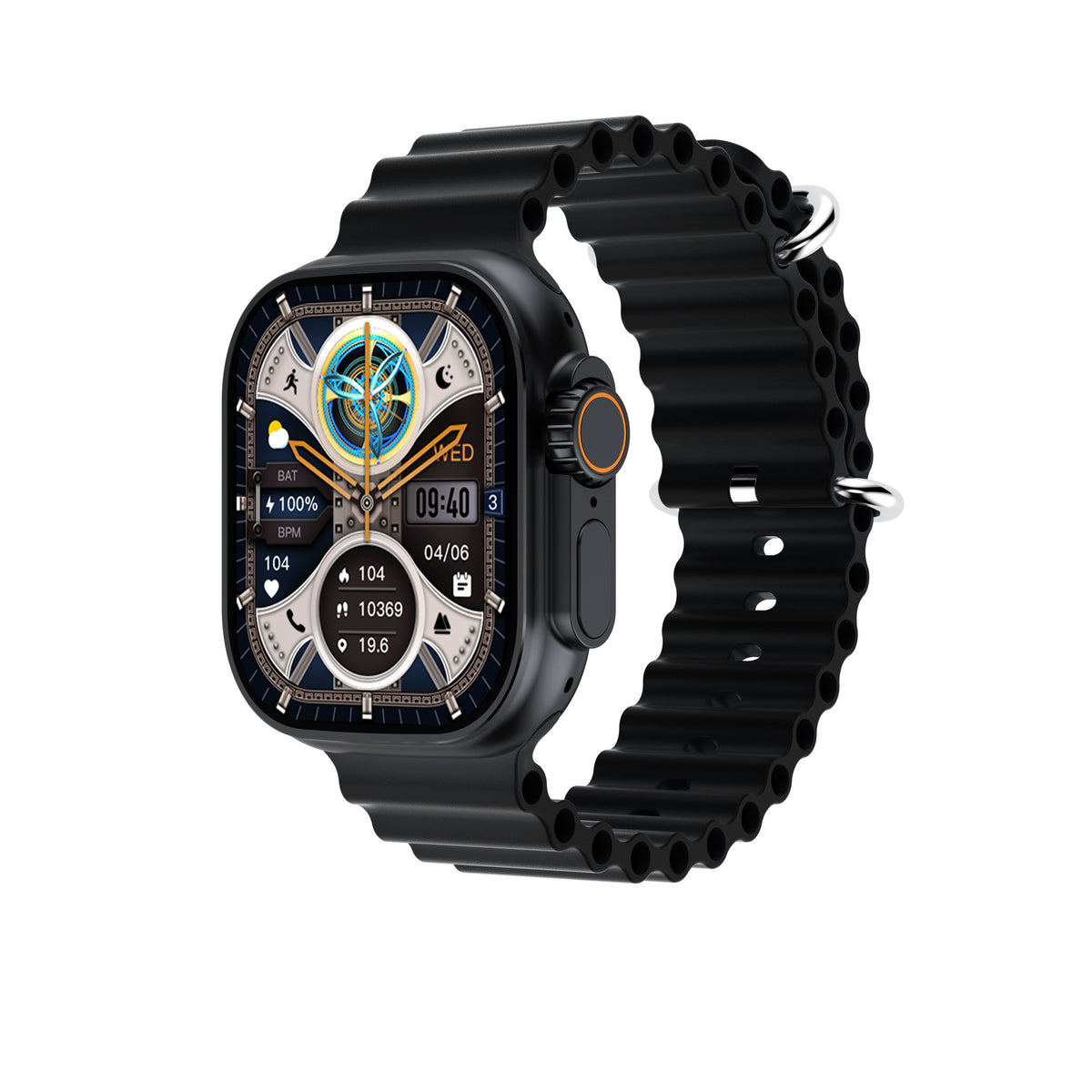 UltraAi3 5G Smart Watch, Retractable Rotating Camera,black