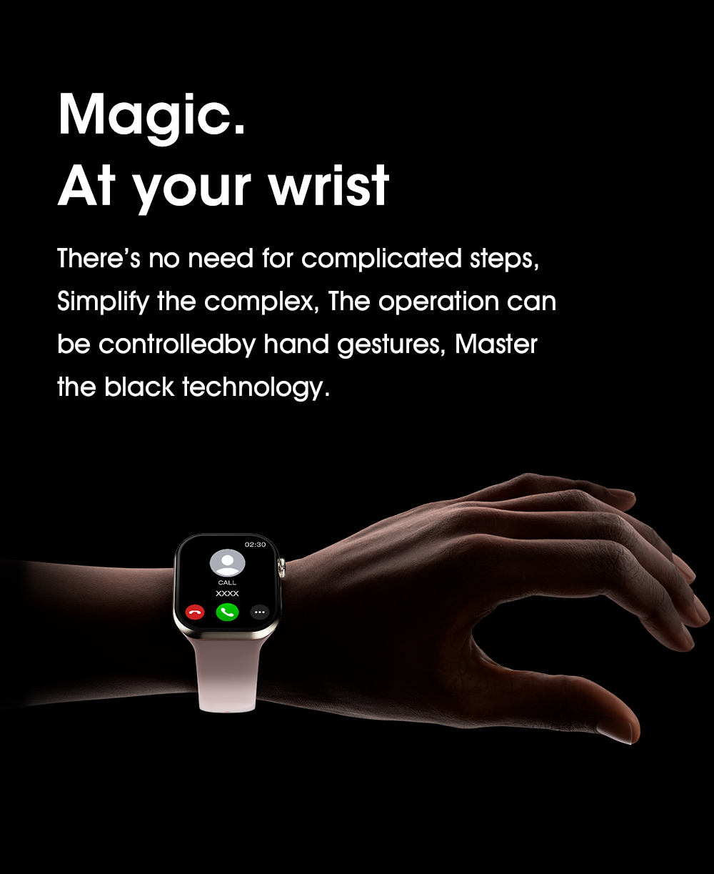Watch 11 Pro Mini AI Smart Watch,black
