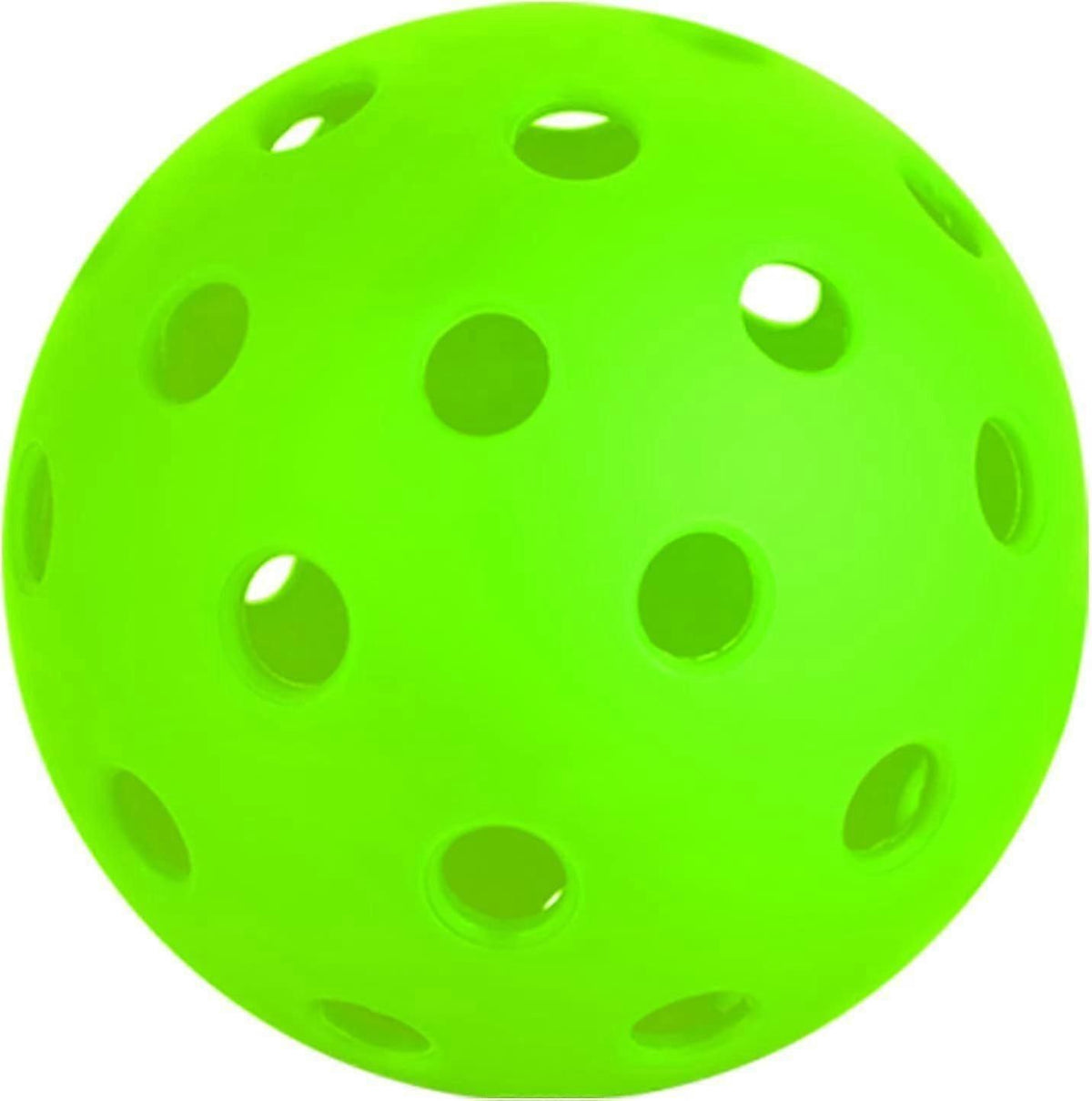 Outdoor Pickleballs 4 Pack 40-Hole PP Pickleball Balls 74mm Durable Practice Training Balls with Storage Box - Green