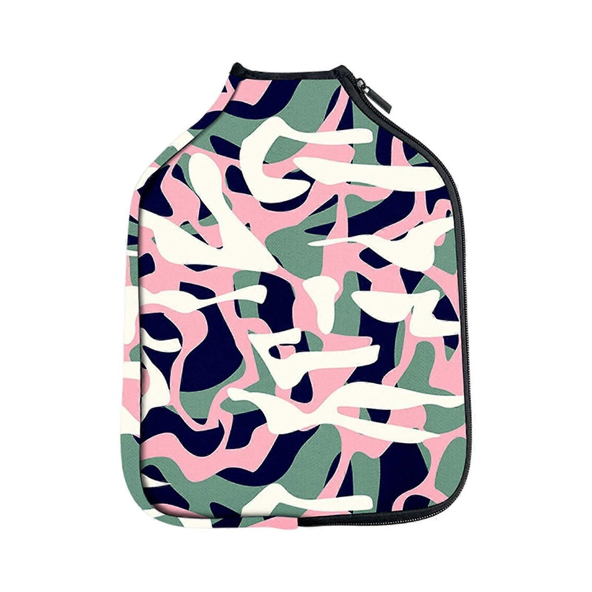 Pickleball Paddle Cover Neoprene Racket Protective Case with Zipper Lightweight Paddle Sleeve - Camouflage