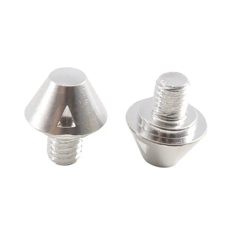 12 PCS M6 Football Shoe Replacement Spikes Studs For - Silver 8mm