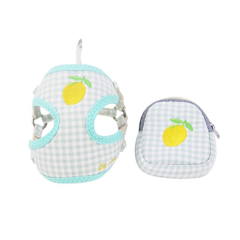 Zichen Cat Harness Cotton Vest Summer Mint Green (with bag) M(1.5 suitable for 3.50 kg-7.50 kg