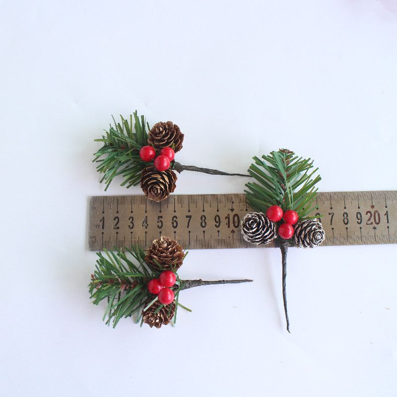Rong & Jane Natural Pine Cone Xmas Ornament Handmade True color