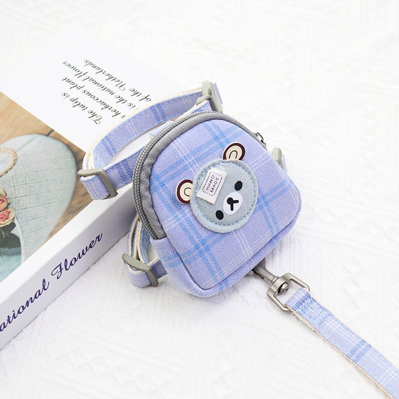 Zichen Polyester Vest Dog Harness Small Pet Blue (one set as shown) 1.5(M) for 3.50 kg-7.50 kg