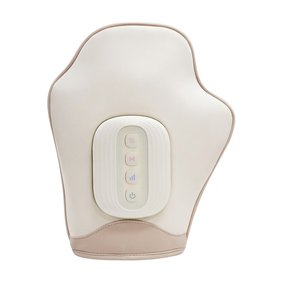 Smart Heated Hand Massager Glove with Air Compression for Home Office Relaxation, Relieves Hand Muscle Stiffness and Improves Finger Flexibility (Beige)