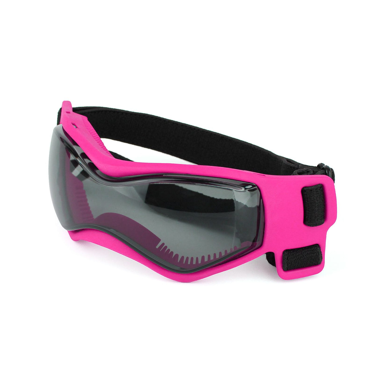 Pet Sunglasses with UV Protection Soft TPU Frame Adjustable Headband Dog Goggles Cat Sunglasses for Outdoor Travel Car Rides Eye Protection (XS, Rose)