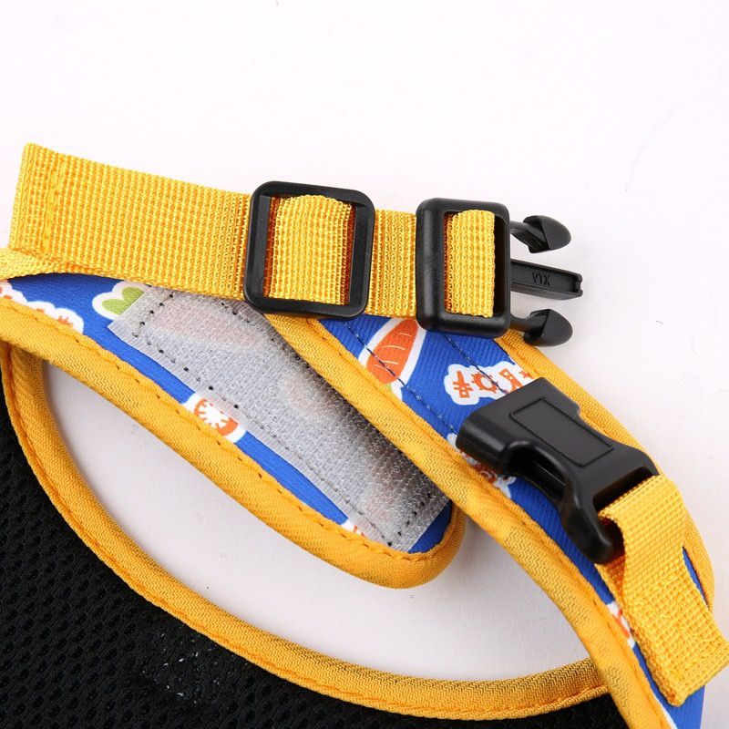 Adventure-Ready Pet Vest Harness with Matching Poop Bag Carrier – Breathable, Adjustable, and Perfect for Daily Walks, Travel, and Outdoor Fun with Your Furry Sidekick (M)