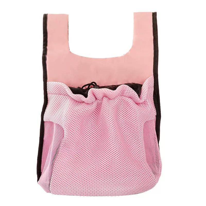 Ventilated Pet Carrier Backpack for Cats and Small Dogs, Front-Facing or Backpack Style, Breathable Mesh and Durable Oxford Fabric, Ideal for Walks, Hiking, and Daily Outings (L, Pink)