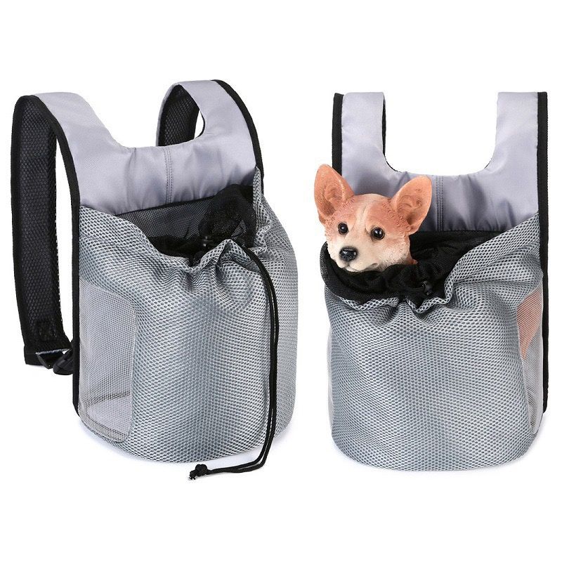Ventilated Pet Carrier Backpack for Cats and Small Dogs, Front-Facing or Backpack Style, Breathable Mesh and Durable Oxford Fabric, Ideal for Walks, Hiking, and Daily Outings (L, Pink)