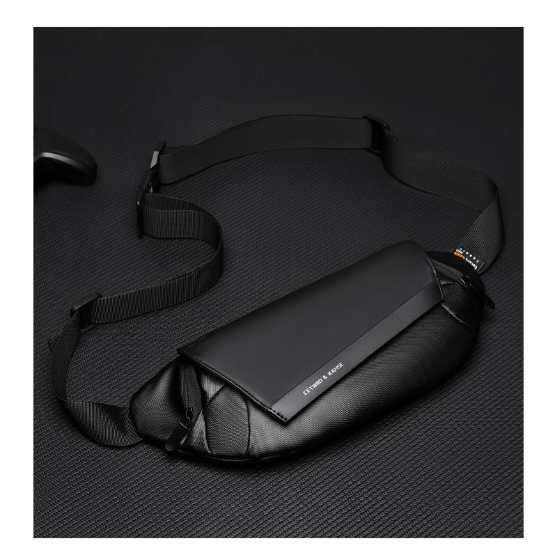 Black Gray Magnetic Closure Backpack Sling Bag Travel Backpack Daypack Crossbody Bag