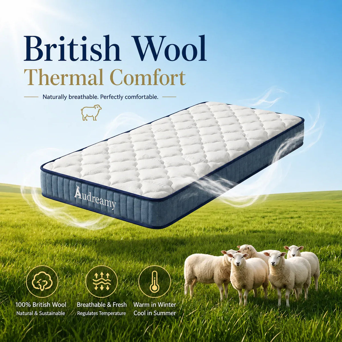Audreamy Kaveno Kids Mattress Cool Gel Single