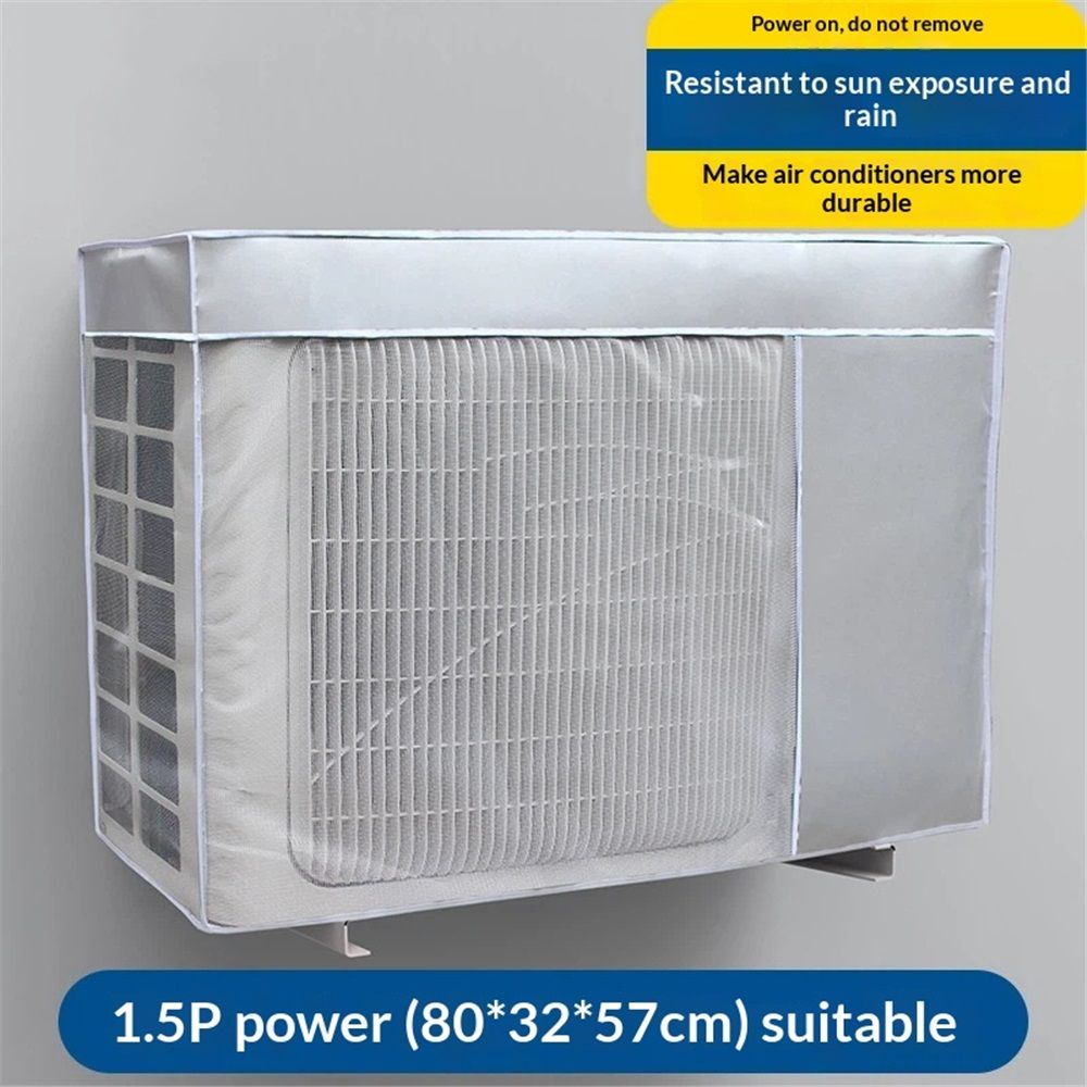 Air Conditioner Covers for Outside Units, 31.5 x 12.6 x 22.4 in Waterproof Dustproof Sun Protection Anti-Snow Air Conditioner Cover Fit for Unit